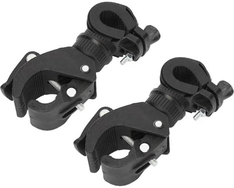 Stockhalter, 360-Grad-Drehung, Stabile Befestigung, Gehstockhalter, Verhindert Verrutschen, Gummiring für Rollstuhl
