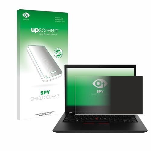 upscreen Anti-Spy Blickschutzfolie für Lenovo ThinkPad P14s Gen 2 Made in Germany, Privacy Screen Displayschutz-Folie [Sichtschutz, Blaulichtfilter]