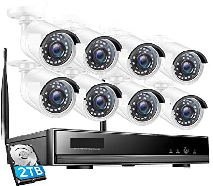 VELLOW Security Camera System 1080P Wireless CCTV System 8CH 2K Powerful H.265+ NVR 8pcs 2MP IP Bullet CCTV Camera WiFi Security System Surveillance Kits Home Security Outdoor Surveillance Cameras/39