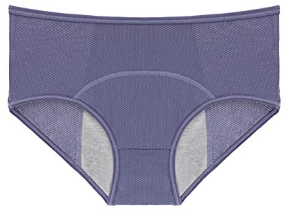 Perioden Bademode Damen Starke Blutung Periodenunterschwäsche Slips Seamless Snuggs Perioden Bikinihose zum Schwimmen Teenager Mädchen Menstruation Unterwäsche Period Underwear Auslaufsichere Schwarz