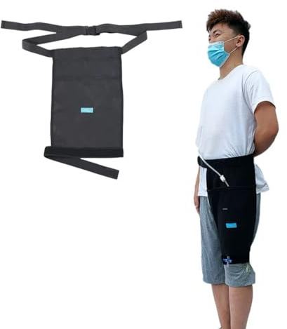 Katheterzubehör für Männer oder Frauen, Gerät zur Katheterstabilisierung, Katheter-Beinbeutelhalter mit Tasche, Urinbeutel für Verbleiben an Ort und Stelle für die Beine, Katheterbeutelhalter für Urin