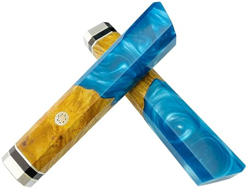 1 pezzo coltello da cucina giapponese manico ottagonale coltello in legno massello manico coltello da pesce crudo manico coltello in resina