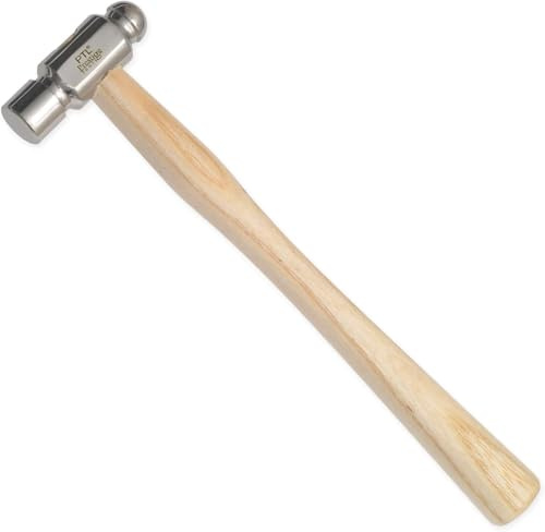 Martillo de bola de 113.4 g, martillo de doble cara para hacer joyas, martillo, martillo de persecución PTL®