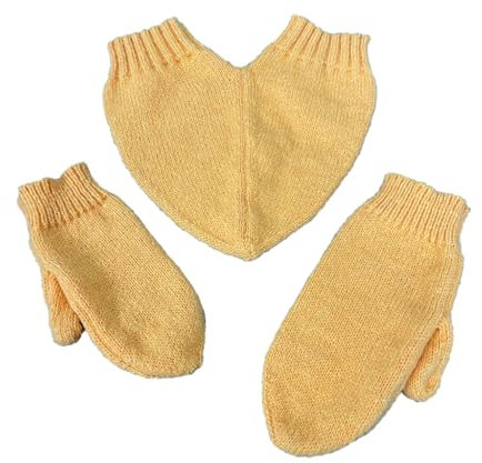 FUXIU Winter-Strickhandschuhe mit Handhaltung, Paar Vollfinger-Handschuhe, dick, Outdoor, Radfahren, Skifahren, hält warm