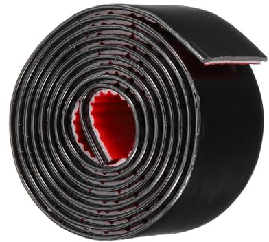 QUARKZMAN Moulure Murale, 3Ft x 1.2 Pouce Protège-Coins PVC et Bande de Joint Pour Bord de Table, Cadre de Porte et Plinthe Pour Carrelage et Bords de Mur ornementation Maison Noir