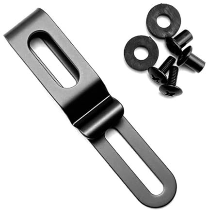 LIUZIKUN Étuis Kydex en Acier Inoxydable, Clip K, étui, Clip de Taille, Accessoires, Fourreau, Clip arrière, Ceinture de Transport Kydex