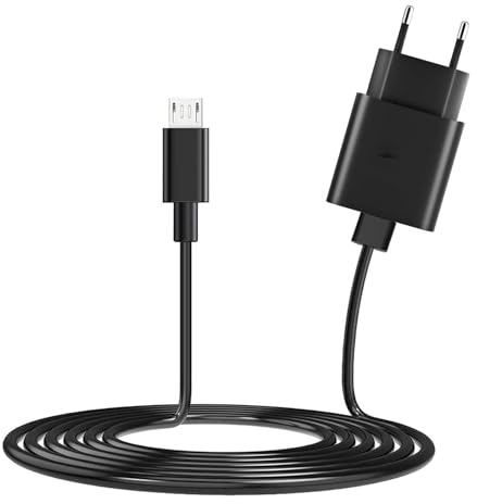10W Ladegerät Galaxy S7 Schnellladegerät für Samsung Galaxy S7 Edge S6 Edge S4 S3 A6 J7 J6 J5 J3 Note5/4/2 Tab S Tab S2, AFC USB Charger mit Micro USB 2.0 Ladekabel Schnellladekabel 1.5m (Schwarz)