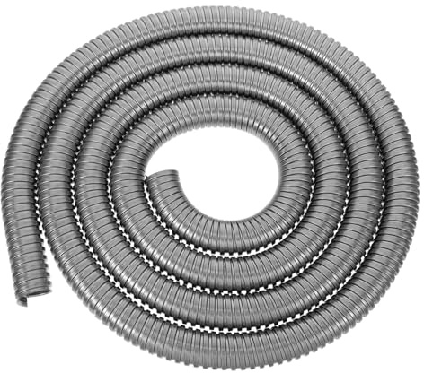DIYEAH Gaine électrique étanche : Tube en Acier Inoxydable de 2,5 cm x 3 m, Flexible et résistant aux intempéries, pour Gaine de câble d'éclairage extérieur