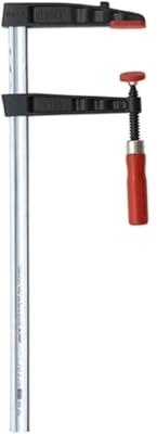 BESSEY TG7.016+2K F-style Clamp (7 In. x 16 In.) 1320 lb. Clamping Force, Replaceable Pads, Bar Clamp for Woodworking, Carpentry, DIY & Home Improvement Projects
