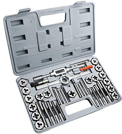 Pro-Lift-Montagetechnik Gewindeschneider Set, Zoll, 40 teilig, J, 00148