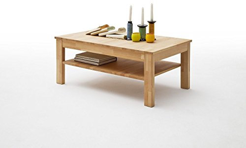 MCA Direkt Couchtisch 104 x 62 cm Kernbuche massiv geölt