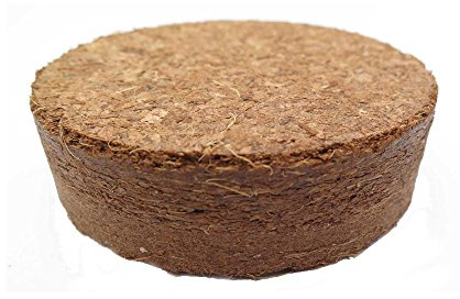 Kokosquelltabletten ca. Ø 60 mm, 50 Stück (Preis je Stück: 35 Cent), Kokosquelltöpfe, Kokosquellerde, torffreie Anzuchterde aus gepressten Kokosfasern, ergibt ca. 400 ml je Tablette