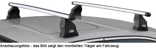 MENABO Dachträger Tema Kompatibel mit OPEL Zafira Tourer (Kombi ohne Reling 5 Türer) ab 2011