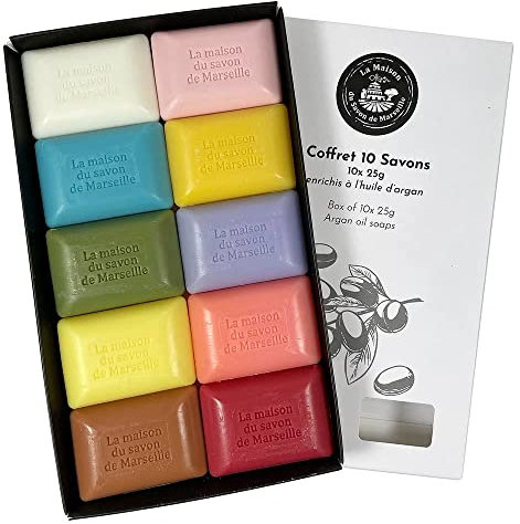Seifen Geschenkpaket Hotel 10 x 25 g Arganöl - Maison du Savon de Marseille
