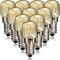 Lot de 10 ampoules pygmées SES E14 avec culot à baïonnette - Ampoules pour four/micro-ondes résistantes jusqu'à 300 °C - Ampoules de nuit