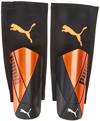 PUMA Unisex-Adult ftblNXT PRO Flex Sleeve Schienbeinschoner, Shocking Orange Black White, XS