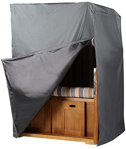 bene living Strandkorb Schutzhülle Prestige Protect Größe M - Winterfest - dunkelgrau