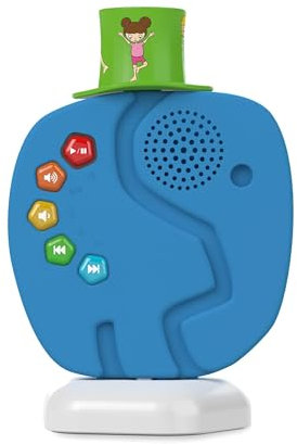 TechniSat TECHNIFANT - Audioplayer und Bluetooth-Lautsprecher für Kinder (inkl. Nachtlicht, mit MP3 bespielbarem Hütchen und leistungsstarkem Akku)
