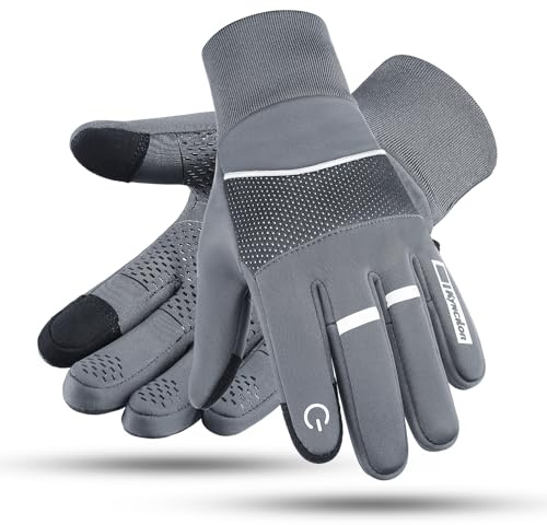 KynciLOR Winterhandschuhe Herren Warm,Touchscreen Fahrradhandschuhe,rutschfeste,Winddichte und kältebeständige Handschuhe zum Radfahren,Skifahren und Arbeiten