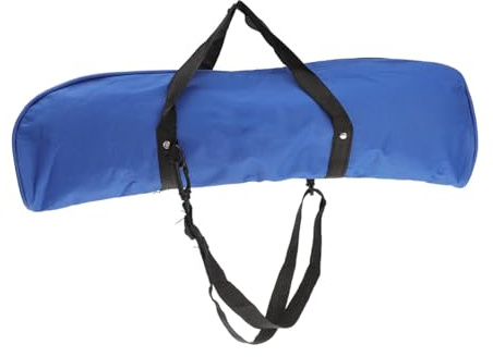 32-tasten Mundharmonika Tasche mit Reißverschluss und Griff Blau | Kunststoff, Wasserfest Verarbeitet, Inklusive Farbiger Etiketten, Kompaktes Zubehör für Ordnung Unterwegs