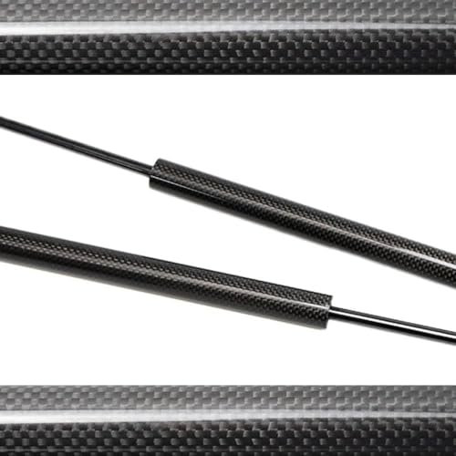 Haubenstreben Für Cupra Für Formentor 2020 2021 2022 2023 2024 Haube Zylinder Ändern Gas Streben Lift Unterstützung Schocks Dämpfer Prop Stangen Motorhaubendämpfer (Farbe : Black carbon fiber)