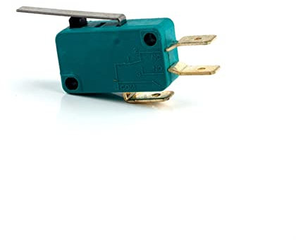 industrieller Schalter Endschalter Mikro-Endschalter 16 A 250 V 125 V NO + NC + COM 6,3 mm 3-poliger SPDT-Mikroschalter 28 mm 52 mm Bogenrollenhebel-Berührungsschalter Mikroschalter (Color : Kw7-1)