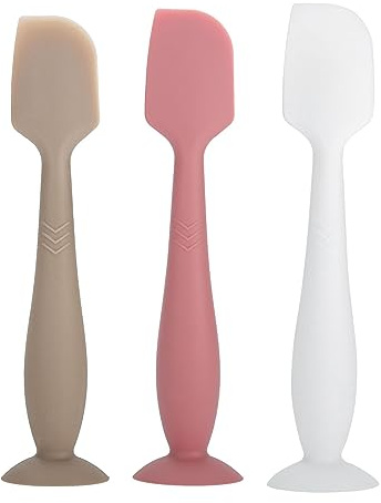 Amsixo Creme-Spatel für Babywindeln, Applikator, Baby-Po-Pasten, Spachtel, Baby-Windelausschlag, Cremebürste, weiche Silikon-Windelcreme, Spatel