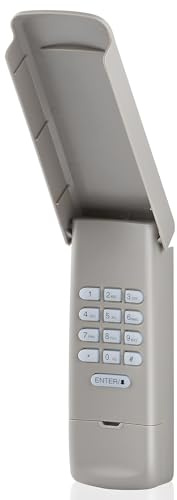 pepape Tasto codici radio per Chamberlain LiftMaster 747REV, LM50EV, LM80EV, tastiera wireless per MotorLift ML500, ML1000EV-S, ML1000EV-F, compatibile con apertura porta garage Chamberlain 433,92MHz