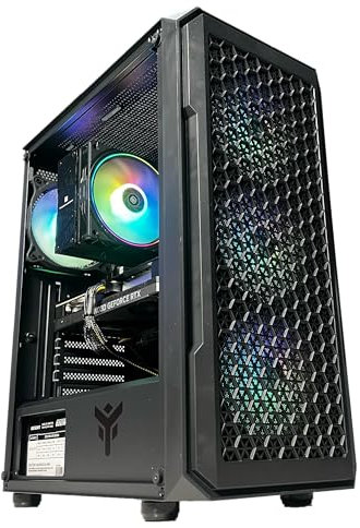 Golook PC Gaming Tokyo 3.0 - Ryzen 5 5600X / 32GB RAM / 1TB NVME M.2 / RTX 5060 8GB / B550M / 5 Ventole Raffreddamento - Computer Fisso