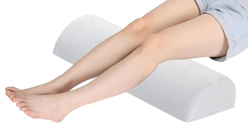 UICMNSI Knierolle Halbrund - Nackenrolle - Kniekissen for Seitenschläfer - Knierolle Lagerungsrolle - Kniekissen zum Schlafen Side Sleeper Pillow with Abnehmbar Cover(#10,20X8X5in/50x20x13cm)