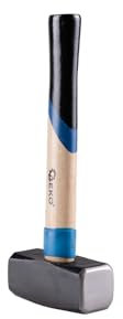 BSD Ergonomischer Gummihammer 2000g – Präzisionswerkzeug für Pflanzenleger, langlebig und schützend für müheloses und präzises Verlegen von Pflastersteinen.