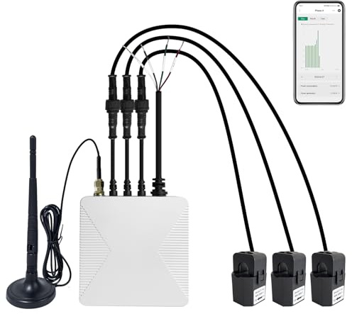 OWON Tuya Wi-Fi Bi-Directional Energy Monitor with 3 * 80A Clamp