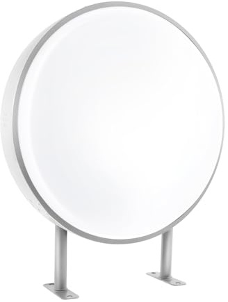 Caja LED redonda de doble cara de 50 cm, publicidad luminosa para restaurantes, conclusiones, tiendas, empresas