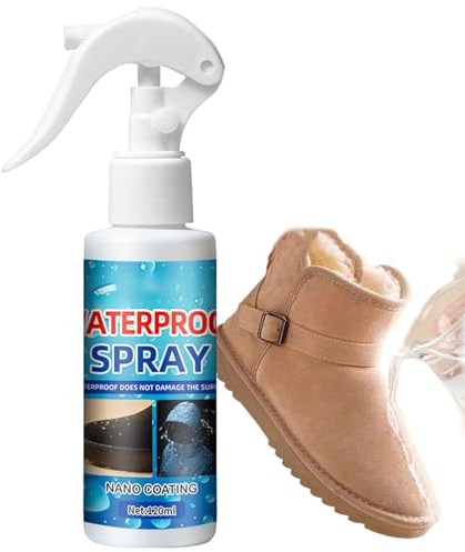 Genérico Spray Protector para Zapatos de,120 ml Spray Protector Transpirable Para Calzado Textil | Rápido Secado Para Algodón Tejidos Mochila Gorro