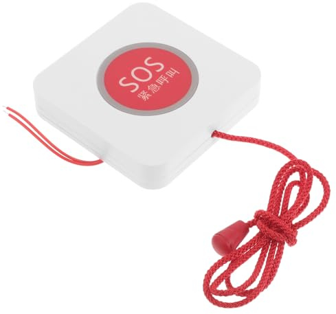 OUNONA Pulsante Chiamata Emergenza Touch con Corda di Tiraggio Interruttore Allarme One-key per Anziani e Disabili Soluzione Sicurezza Casa Scuola e Ufficio Segnalazione Rapida e