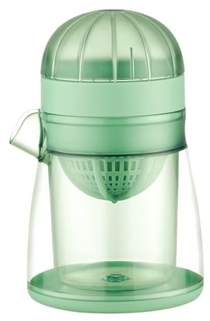 Presse-Agrumes Manuel Pour Fruits - Verre Extracteur Manuel 400ml Pour Fruits | Tasse à Jus Portable,Pour Mandarine Poire Citron Orange Et Autres Agrumes Maison Camping Bureau Préparation Aliments Cui