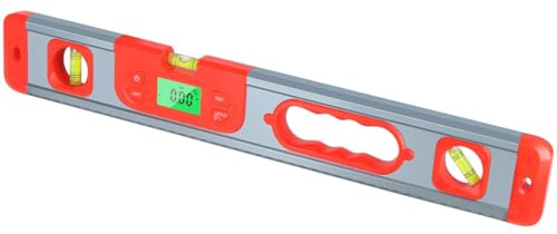 WESIEVYA Goniometro Digitale Portatile Livella a Bolla, Strumento di Misurazione Angoli Display Lcd, Livellatore Angolare Preciso per Lavori di Carpenteria e Decorazione