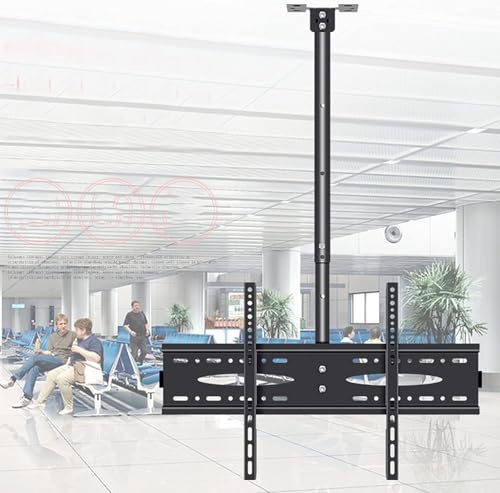 VUIKLCty Supporto TV Universale inclinabile e Girevole Supporto TV da soffitto 30° Supporto TV Regolabile Reversibile Adatto alla Maggior Parte dei televisori da 40-70 Pollici