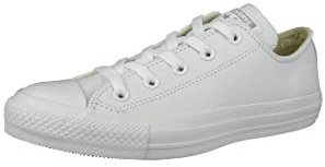 Converse Unisex-Adult Ct Mono Lea Ox Trainers White Mono 6 UK