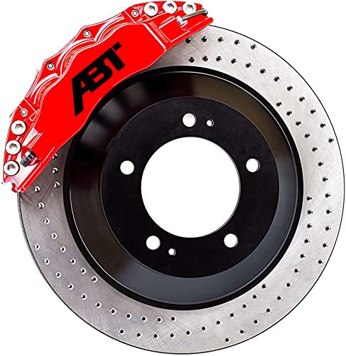 Generisch ABT Sportsline Bremssattel Aufkleber Tuning Sticker 4 Stück (Schwarz)