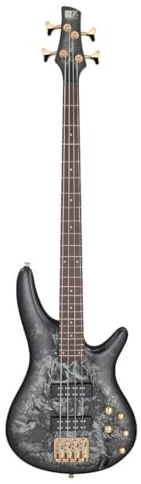 Ibanez SR Standard 4-string Electric Bass - Black Ice Frozen Matte