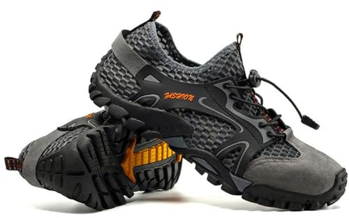 Scarpe Barefoot Scarpe Trail Running Uomo Antiscivolo Scarpette da Mare Asciugatura Rapida Fitness Sandali Sneakers Sportivi Trekking Scarpe da Spiaggia All'aperto Piscina Acqua Escursionismo,38-50 EU