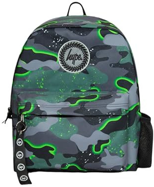 hype Glow Camo Backpack (One Size) (Green/Black/Grey)