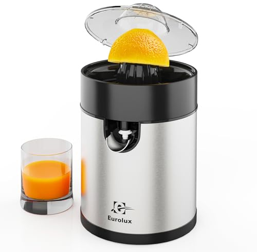 Eurolux Electric Citrus Juicer – Easy Juice Squeezer for Lemon & Orange