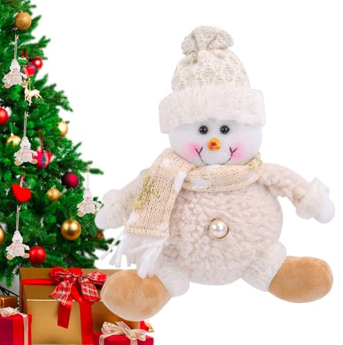 Weldphur Decorazione per albero di Natale – Simpatica statuetta di renne ciondolo per decorazione per feste, decorazione per la casa, statuetta natalizia regolabile per camera da letto, davanzali