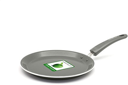 GREENCHEF ESSENTIALS CC000771-001 Crêpière Aluminium, Gris Quartz, 24cm