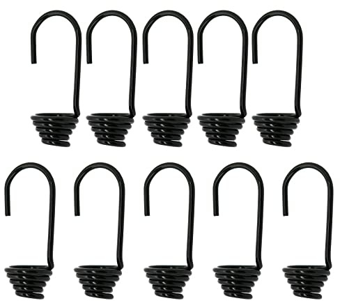 maDDma 10 Spiralhaken Expanderhaken Planenhaken Spannfix Spanner Spannhaken Gummiseil