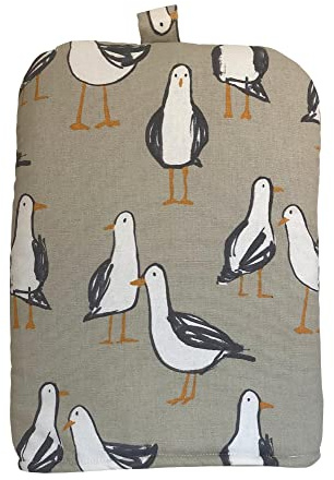 CUSHIONS2U Seaside Seagulls Laridae Taupe Cafetière Cosy
