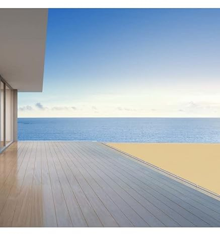Acuacober-i Premium Cobertor Funda Invierno para Piscina de 3.00 x 6.00 m I Medidas totales Lona: 3.30 x 6.30 m I Color Exterior: Beige/Interior: Beige