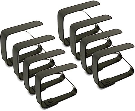 8 Pieces Tablecloth Clips Set, Picnic Tablecloth Clips, Tablecloth Clips Stainless Steel, Thick Table Table Clips For Garden Table, Dining Room, Family Table